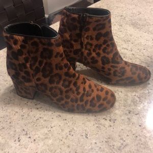 Brand New Size 9 Leather Zara Booties